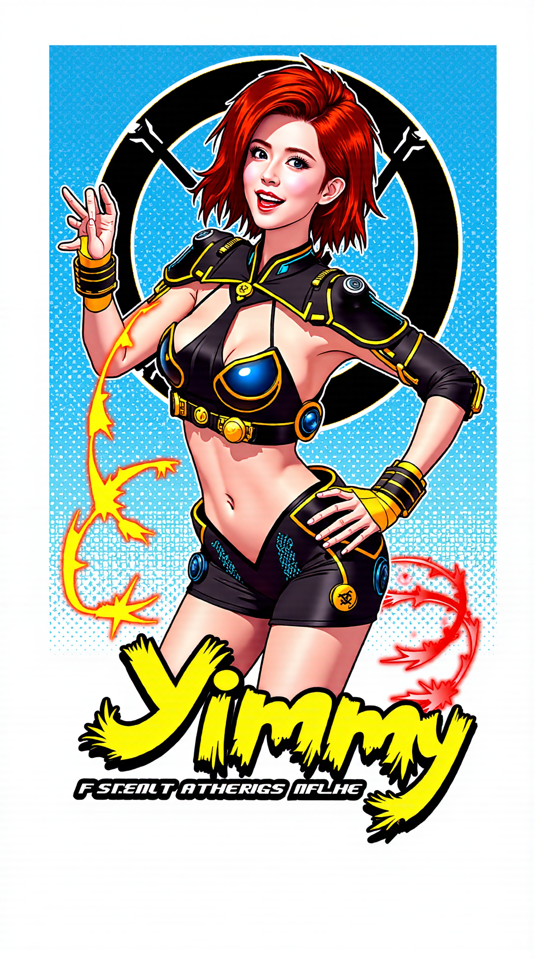 Cyberpunk Mecha Girl