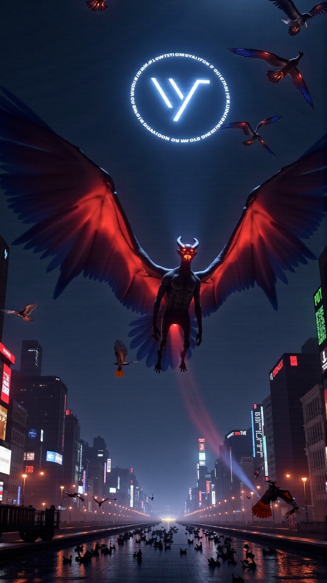 Majestic Cyberpunk Dragon