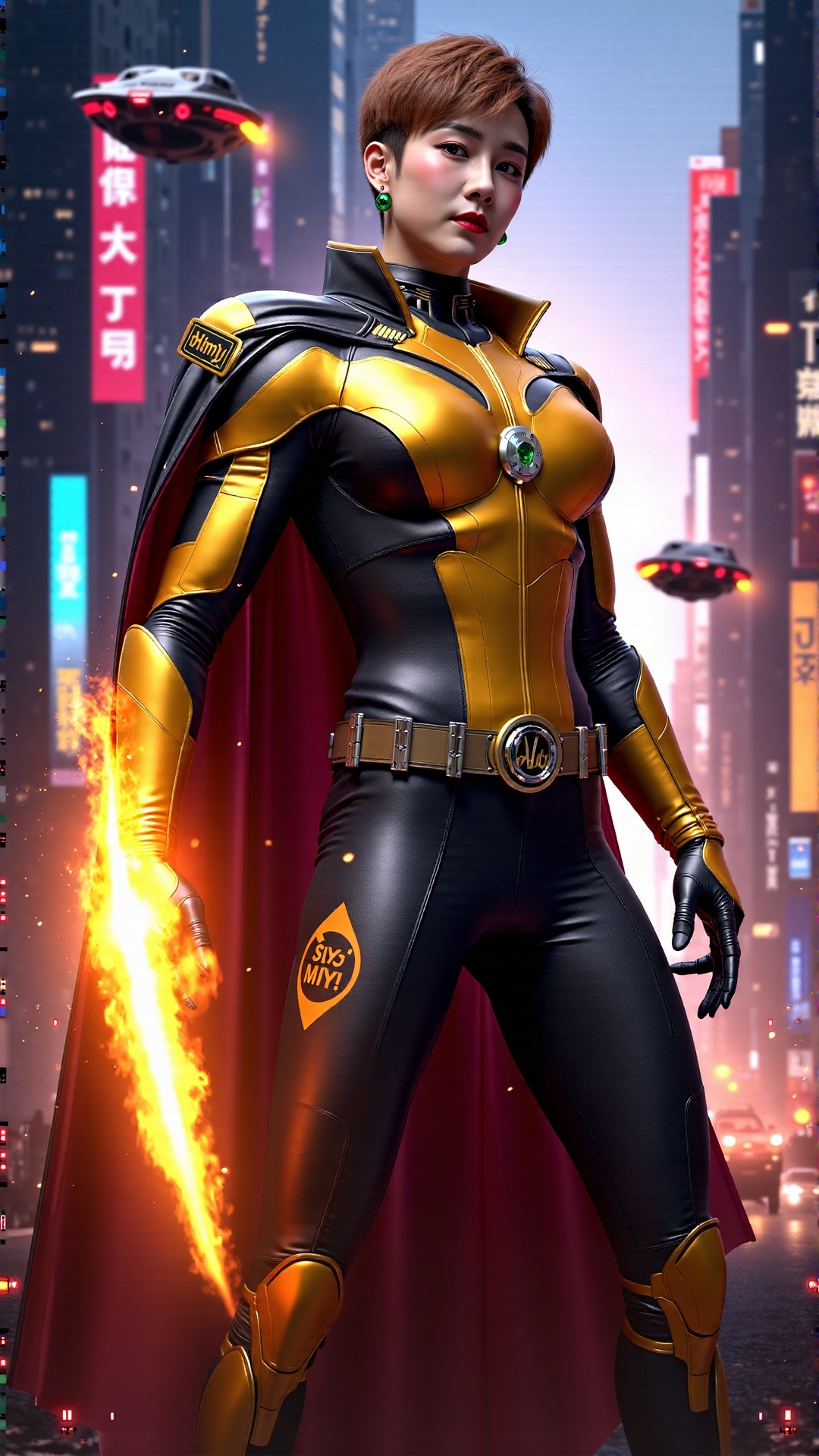 Cyberpunk Mecha Girl