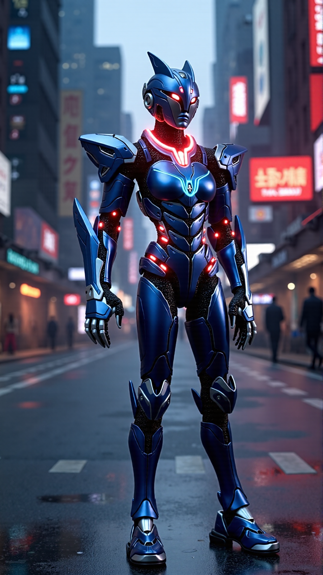 Cyberpunk Mecha Musume Glamour